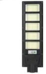 Flippy napelemes utcai lámpa, távirányítóval, mozgás- és fényérzékelővel, rögzítőkonzollal, 240 LED, IP65, ABS, 12AH, 250W, színhőmérséklet 6500K, 70x18, 8x5 cm, 10-12 óra üzemidő, fekete
