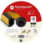 GEKO JKH EPDM Tömítőprofil - D Profil - 21x15mm - 50m (3435889)