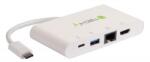 TECHLY IADAP USB31-DOCK1 Адаптер USB-C към HDMI 4K, USB-A 3.0, RJ45 Gigabit, USB-C PD (IADAP USB31-DOCK1)