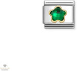 NOMINATION "Zöld virág " charm - 030615-004