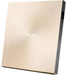 ASUS Unitate optica notebook ASUS ZenDrive U8M, ultra-slim extern DVD citire/scriere, USB-C, suport M-DISC, Auriu (SDRW-08U8M-U/GOLD/G/AS)