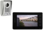 VERK 27801 videó kaputelefon LCD monitorral, kis- és nagykapuhoz, 220 V, fekete
