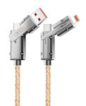 XO Cablu Date si Incarcare USB-C / USB-A - USB-C / Lightning XO Design NB276, 60W, 1m, Gri