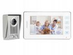 VERK 27801 videó kaputelefon LCD monitorral, kis- és nagykapuhoz, 220 V, fehér