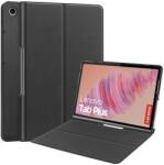 Gigapack Lenovo Tab Plus tok álló bőr hatású flip oldalra nyíló fekete GP-181789 (GP-181789)