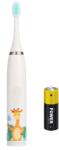ABYZ Puha elektromos fogkefe A-11560 gyerekeknek +3, elemmel, fehér ABYZ (A-11560)