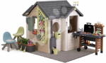 Smoby Căsuță Grădinarului pe pardosea cu grătar Garden House Life Smoby cu jgheab de scurgere, cu filtru UV, de la 24 luni (SM810308-S) Casuta pentru copii