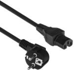 ACT Powercord mains connector Schuko CEE 7/7 male (angled) - C15 IEC 60320 2m Black (AK5313)