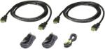 ATEN 2L-7D02UHX5 USB HDMI Dual Display Secure KVM Cable Kit 1, 8m Black (2L-7D02UHX5) - primatinta