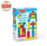 Melissa & Doug fa kocka készlet 100 darab (6073056)