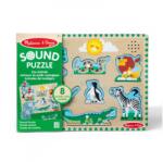 Melissa & Doug fa puzzle állathangokkal az állatkertben (6075218_ZOO)