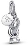 PANDORA 793780C01 Pavé végtelen csomó függő charm (Ag925/1000, 2, 5 g) (793780C01)