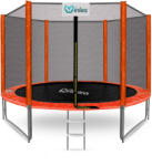 INLEA PREMIUM Jump Trambulin külső védőhálóval 305 cm - narancssárga (IN02-0017) - pepita