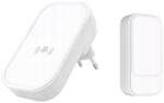 VERK 27794 vezeték nélküli csengő, IP68, 1× vevőegység, 1× nyomógomb, 130 m, fehér