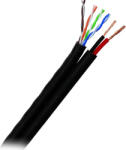  Cablu OEM KAB3703 UTP CAT 5 0.45MM CCA CU ALIMENTARE 2X1MM 100M (kab3703)
