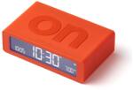 Lexon Ceas cu alarma Lexon Flip Mini, Display Digital, Autonomie 6 luni, USB-C, Portocaliu (3660491209640)