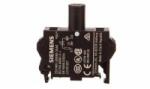 Siemens AG LED block holder white 24V AC-DC housing mounting spring mount SIRIUS ACT 3SU1401-2BB60-3AA0