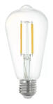 EGLO 11862 Connect ST64 E27 LED fényforrás, 6W, 2700K, 806lm, dimmelhető (11862)