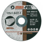 MAR-POL Fémvágó Korong - 125x1mm