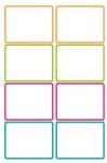 Avery Zweckform Etichetă, plastic, școlară, 46x33 mm, scrisă de mână, AVERY ZWECKFORM, colorată, 16 etichete/pachet, 2 coli