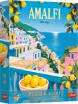 Trefl Trefl, Premium Plus, Vintage Poster, Amalfi, Italy, puzzle, 1000 piese Puzzle