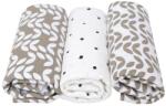 Motherhood Motherhood, Scutec din flanela 70x80 cm, 3 buc. , Beige Classics