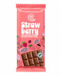 Choco Fun Eper-joghurt táblás csokoládé - 80g