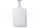  Ezüst gravírozható téglalap medál - 30 x 15 mm (AG30027) AG30027