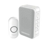 Somogyi Elektronic SOMOGYI Honeywell Home DC313N vezeték nélküli csengő, 150m hatótáv, 6 dallam, LED jelzőfény, IP55 nyomógomb, elemes tápellátás (DC313N)