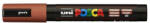 uni Dekormarker, 1, 8-2, 5 mm, UNI "Posca PC-5M", gesztenyebarna (305201000) - mystock