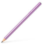 Faber-Castell Grafitceruza, B, háromszögletű, FABER-CASTELL "Sparkle Jumbo", metál lila (111663) - mystock