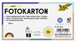  Dekorkarton, 2 oldalas, A4, 300 g, 50 lap, FOLIA, fehér (614/50 00) - mystock