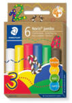 STAEDTLER Modellező gyurma készlet, STAEDTLER "Noris® jumbo 842", 6 különböző szín (842 C6 PE) - mystock