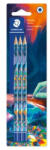 STAEDTLER Grafitceruza készlet, HB, hatszögletű, STAEDTLER "170 BK3-1", Multiverzum (170BK3E2-1) - mystock