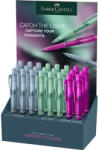 Faber-Castell Golyóstoll display, 1 mm, XB, nyomógombos, FABER-CASTELL "Poly Ball View Aurora", vegyes színek (145758) - mystock