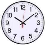 Office Falióra, 30 cm, OFFICE PRODUCTS, fekete keret (13223011-05) - mystock