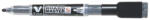 Pilot Táblamarker, törlőkupakkal, 1, 3 mm, EF, kúpos, PILOT "V-Board Master S", fekete (WBME-VS-EF-B-BG) - mystock