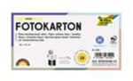  Dekorkarton, 2 oldalas, 50x70 cm, 300 g, 10 lap, FOLIA, fehér (6100) - mystock
