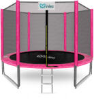 INLEA PREMIUM Jump Trambulin külső védőhálóval 305 cm - rózsaszín (IN02-0014) - inlea