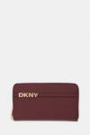 DKNY Pénztárca női bőr - burgundia Univerzális méret
