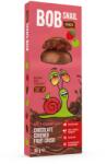 BOB SNAIL Fruit Crush, Fructe cu ciocolata cu lapte, gustare din fructe, cu mere si capsune, 30 g (1100038921)