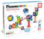 Picasso Tiles Circuit pentru bile, magentic, set de constructie, 60 piese (1100049115)