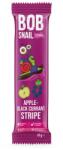 BOB SNAIL Stripe, Banda din fructe, gustare din fructe, cu mere si coacaze, 14 g (1100038915)