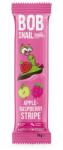 BOB SNAIL Stripe, Banda din fructe, gustare din fructe, cu mere si zmeura, 14 g (1100038912)