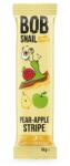 BOB SNAIL Stripe, Banda din fructe, gustare din fructe, cu mere si pere, 14 g (1100038916)