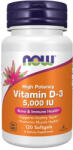 NOW Vitamin D-3 / 5000 IU / 120 Softgels E
