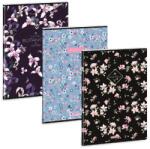 Ars Una A4 extra kapcsos füzet, vonalas Botanic Flowers-mix (5590) 26 (53115904)