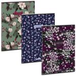 Ars Una A4 extra kapcsos füzet, sima Sakura-Navy-Flowery mix (5591) 26 (53805911)
