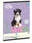 Ars Una 2132, vonalas A5 füzet Cute animals- Aussie (5528) 26 (53625281)
