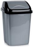Orion Coș de gunoi din plastic 16 l cu capac rabatabil, gri Cos de gunoi